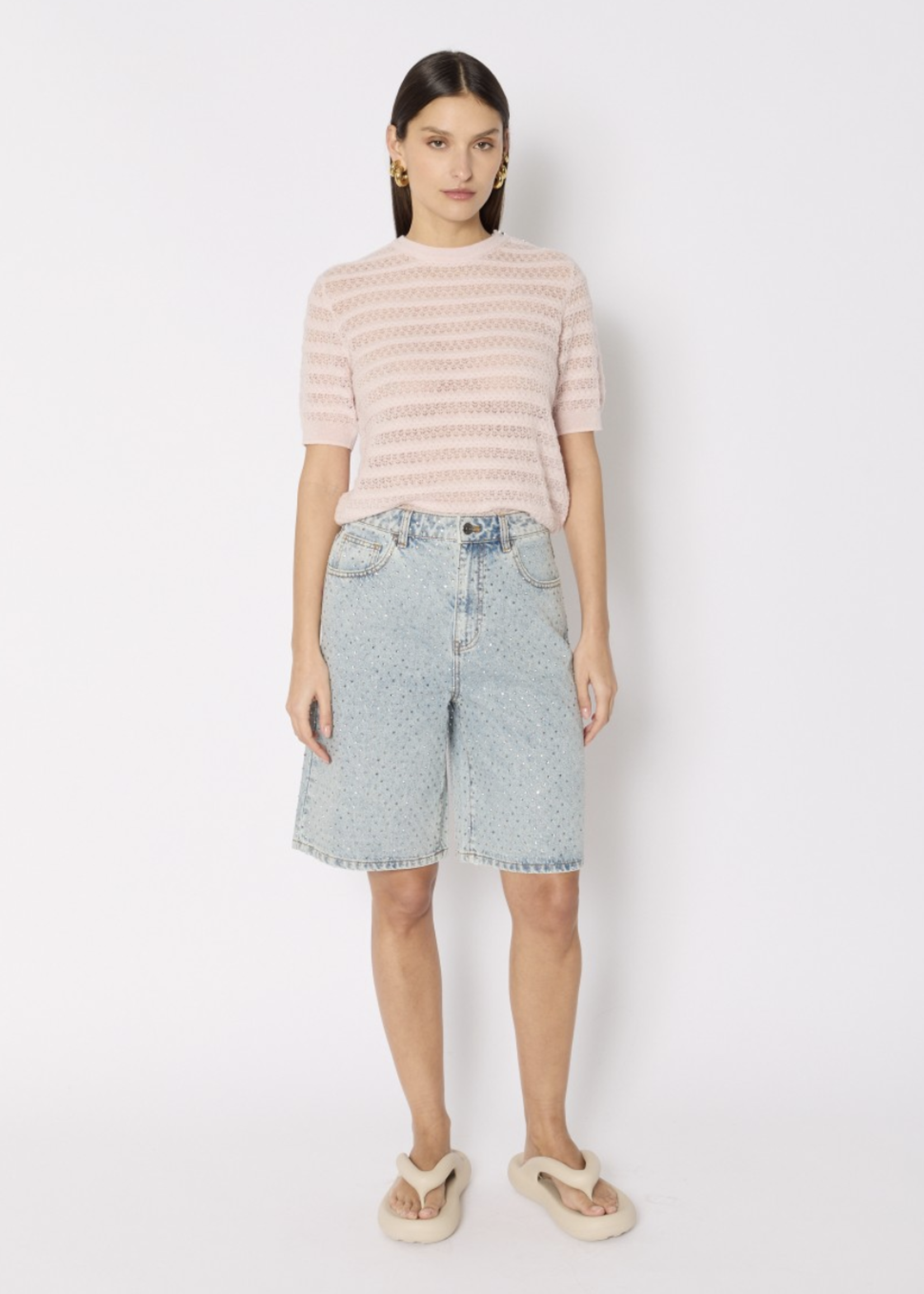 Berenice Denim Bermuda