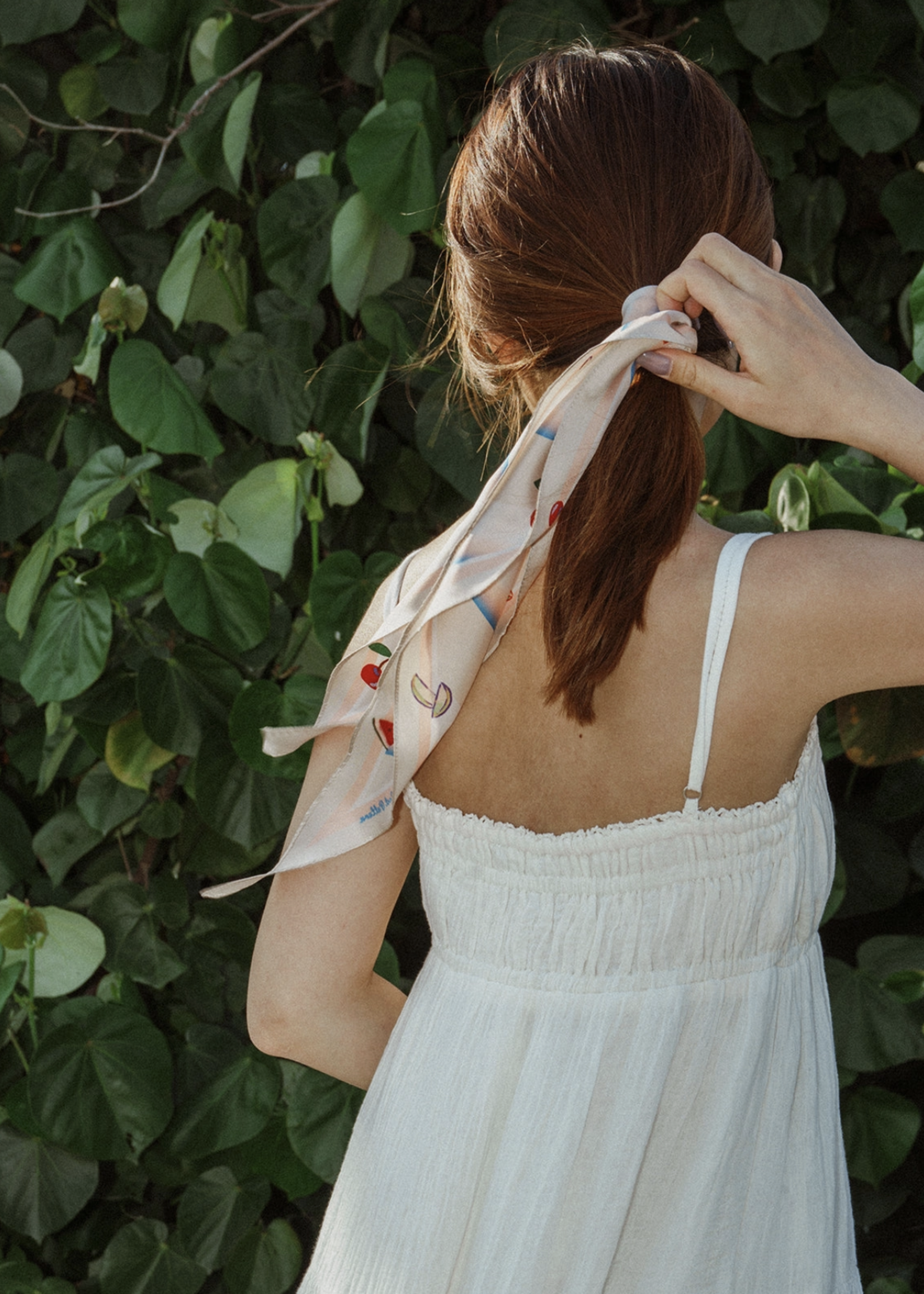 Lost Pattern Silk Diamond Neckerchief