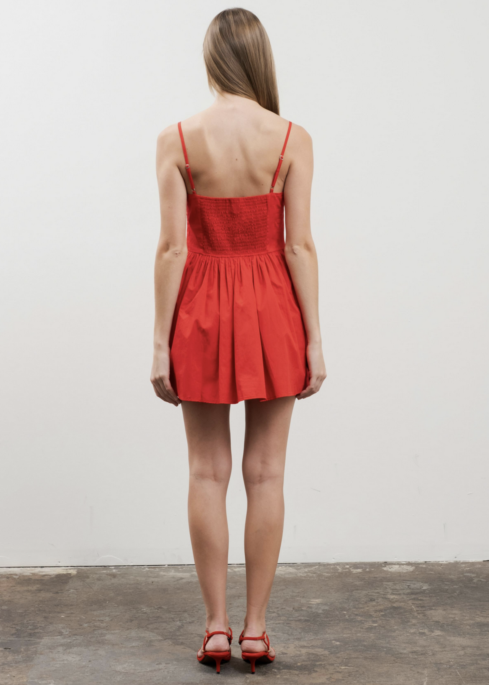 Moon River Bow Mini Dress