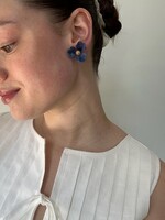 NAHMU Frosted Floral Stud