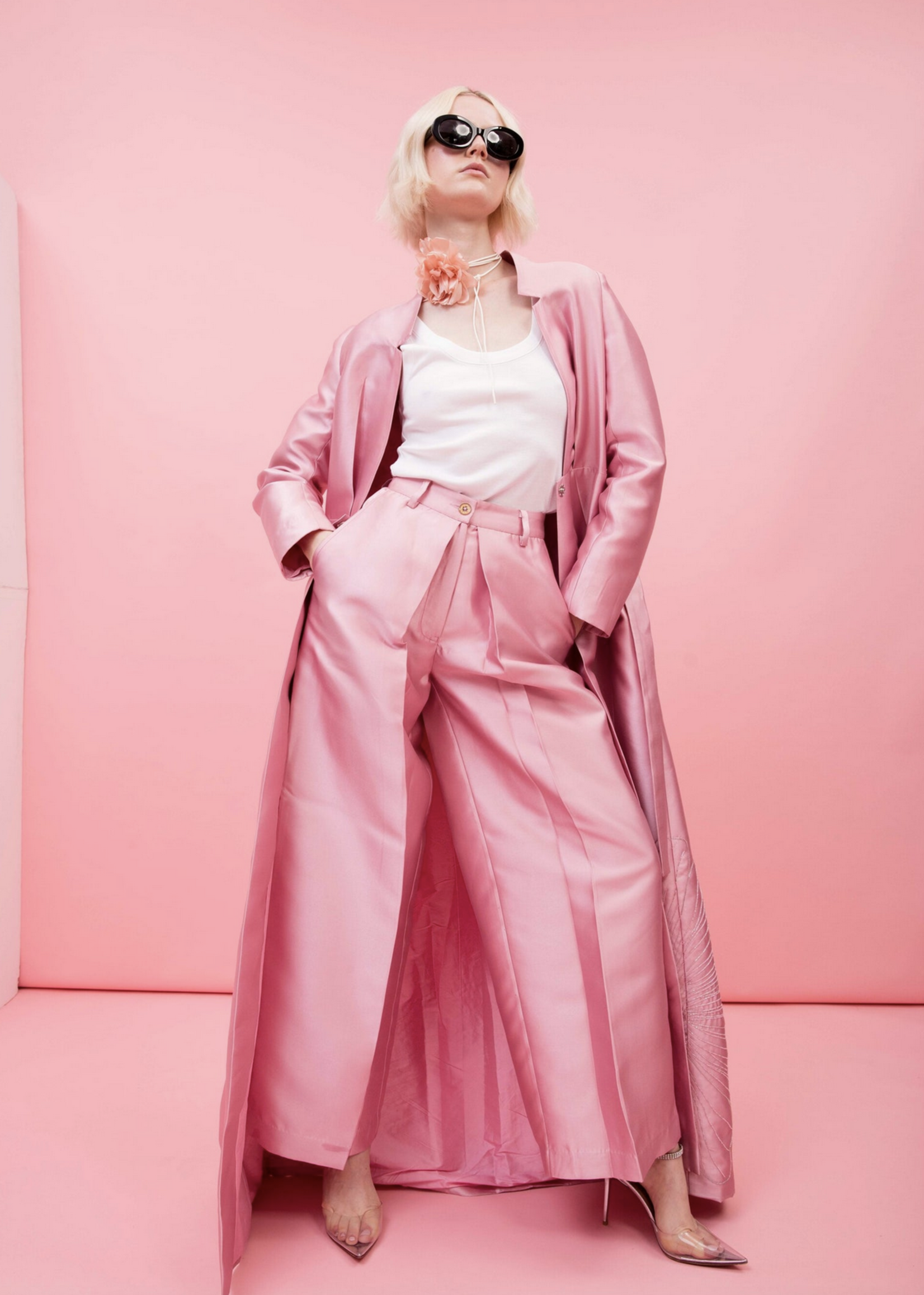 La Fuori Satin Trouser