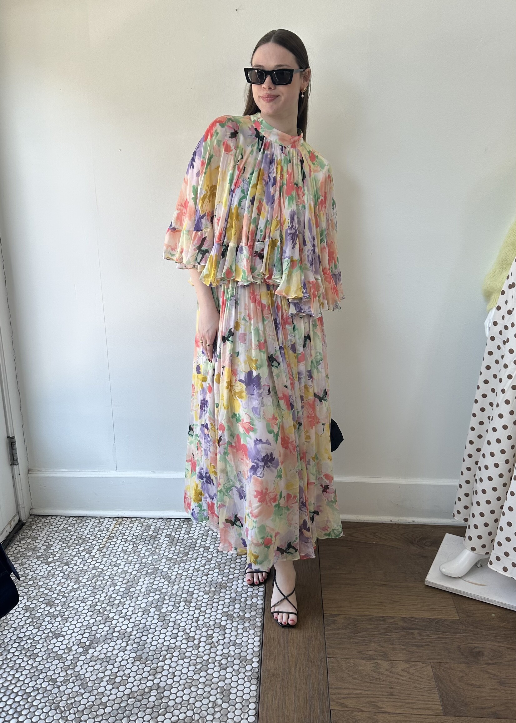 La Fuori Pleated Dress