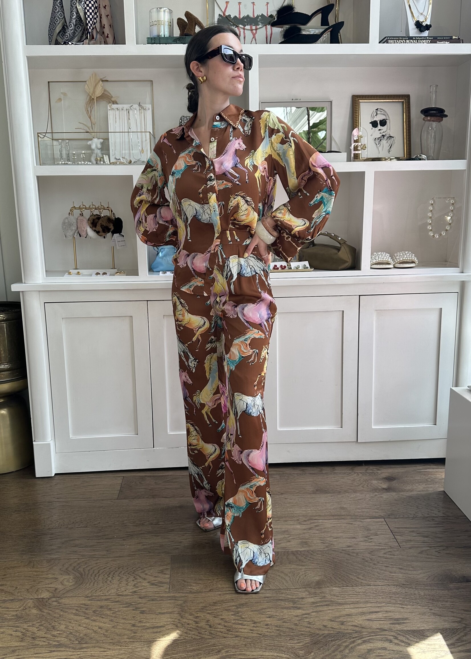 Odette Horse Print Pant