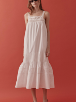 Maude Club Lace and Pleat Midi
