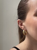 NAHMU Gold Twisted Hoop