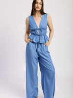 En Saison Relaxed Chambray Pant