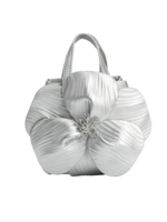 Melie Bianco Monroe Flower Vegan Leather Top Handle Bag