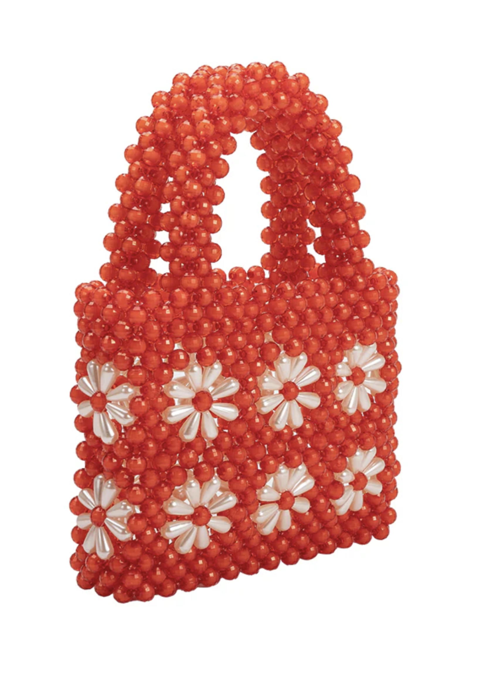 Melie Bianco Selena Beaded Top Handle Bag