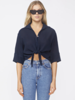 Stateside Gauze Tie Front Shirt