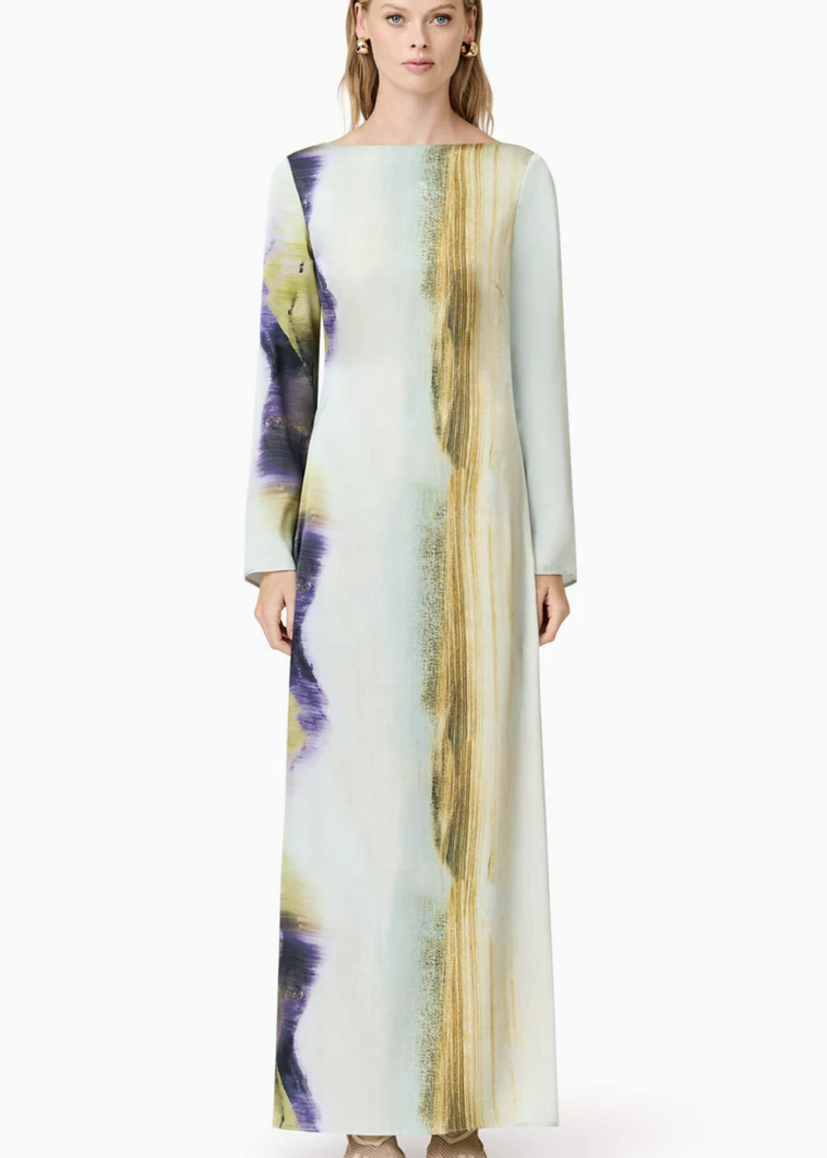 CURAAE Willow Satin Maxi Dress