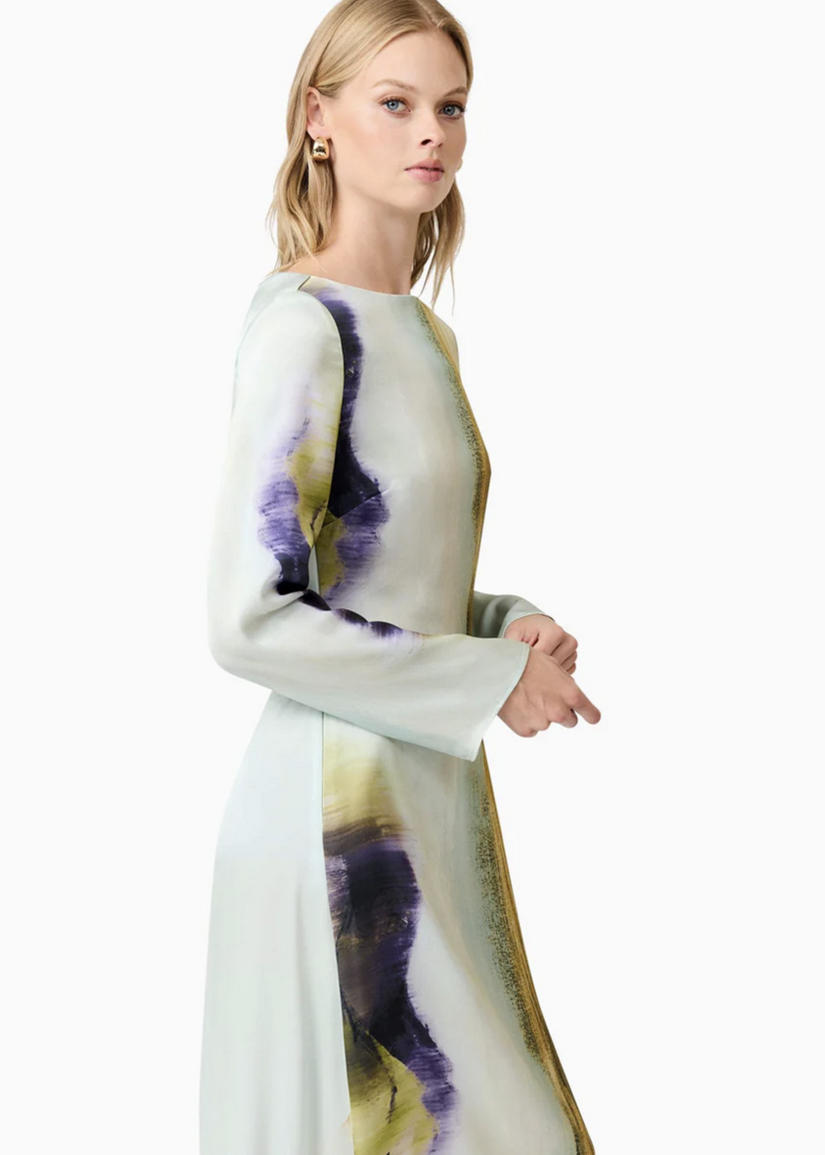 CURAAE Willow Satin Maxi Dress