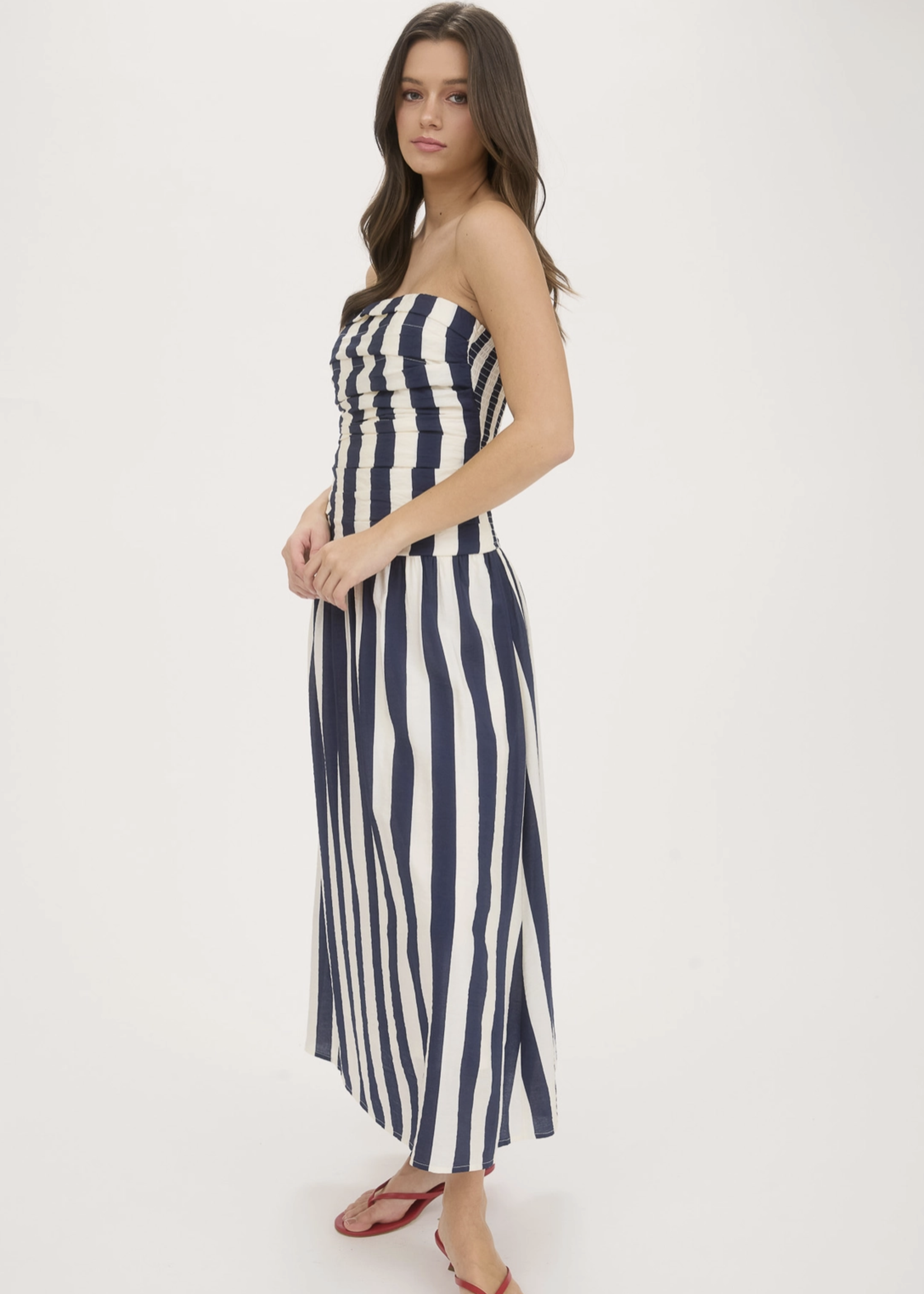 MoonRiver Striped Maxi