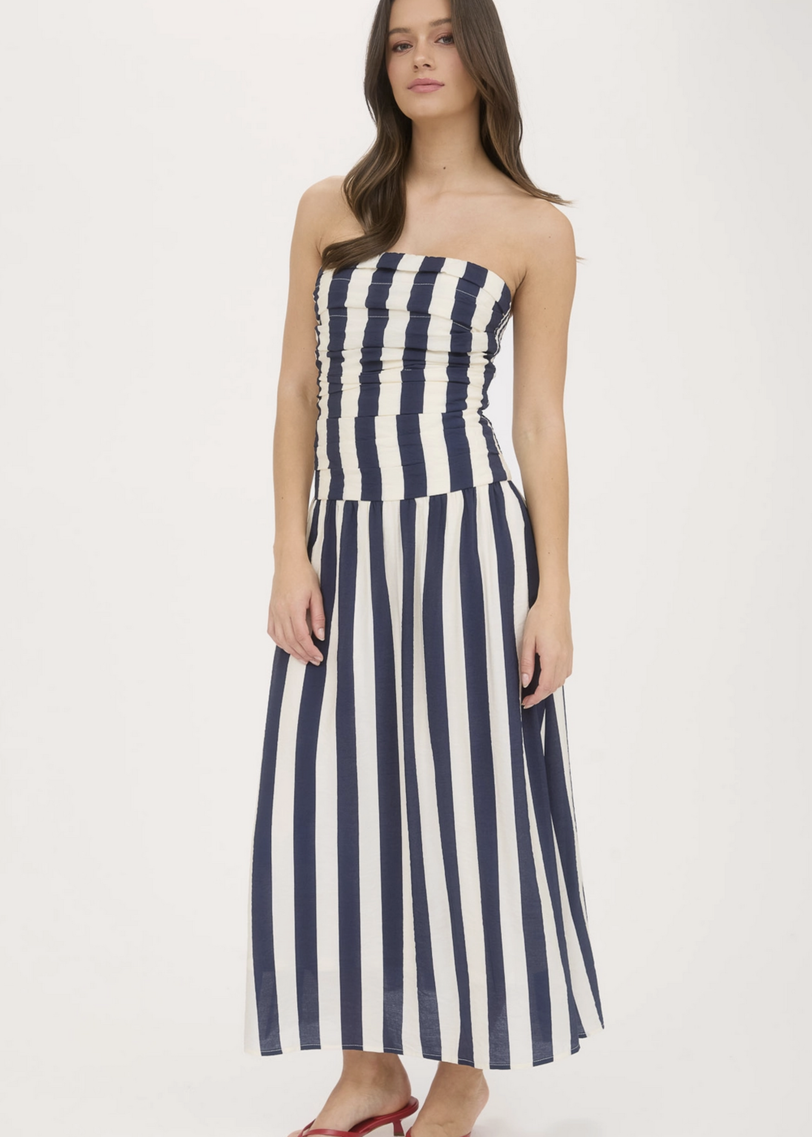 MoonRiver Striped Maxi
