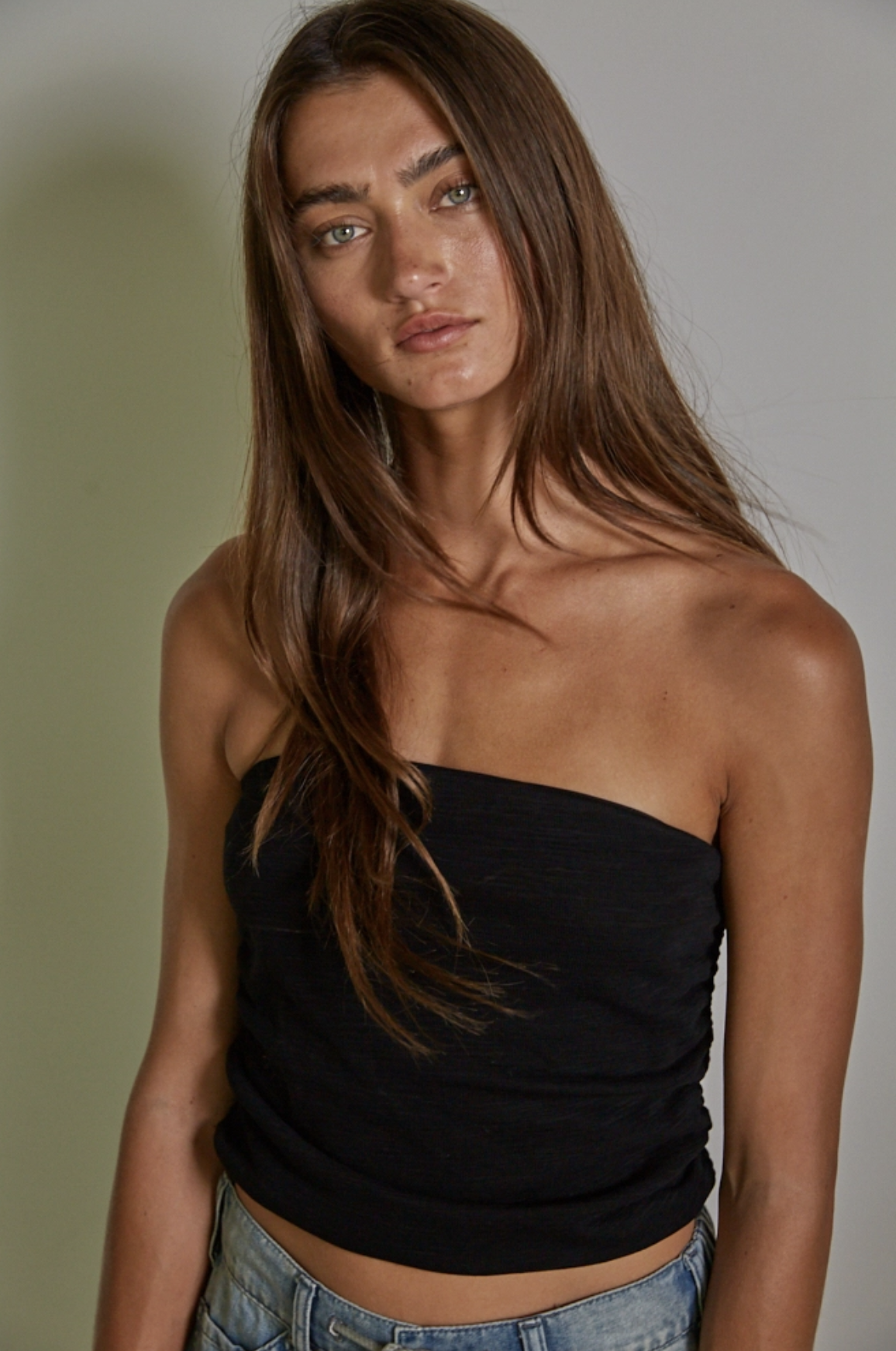 By Together Knit Tube Top - Ladybird