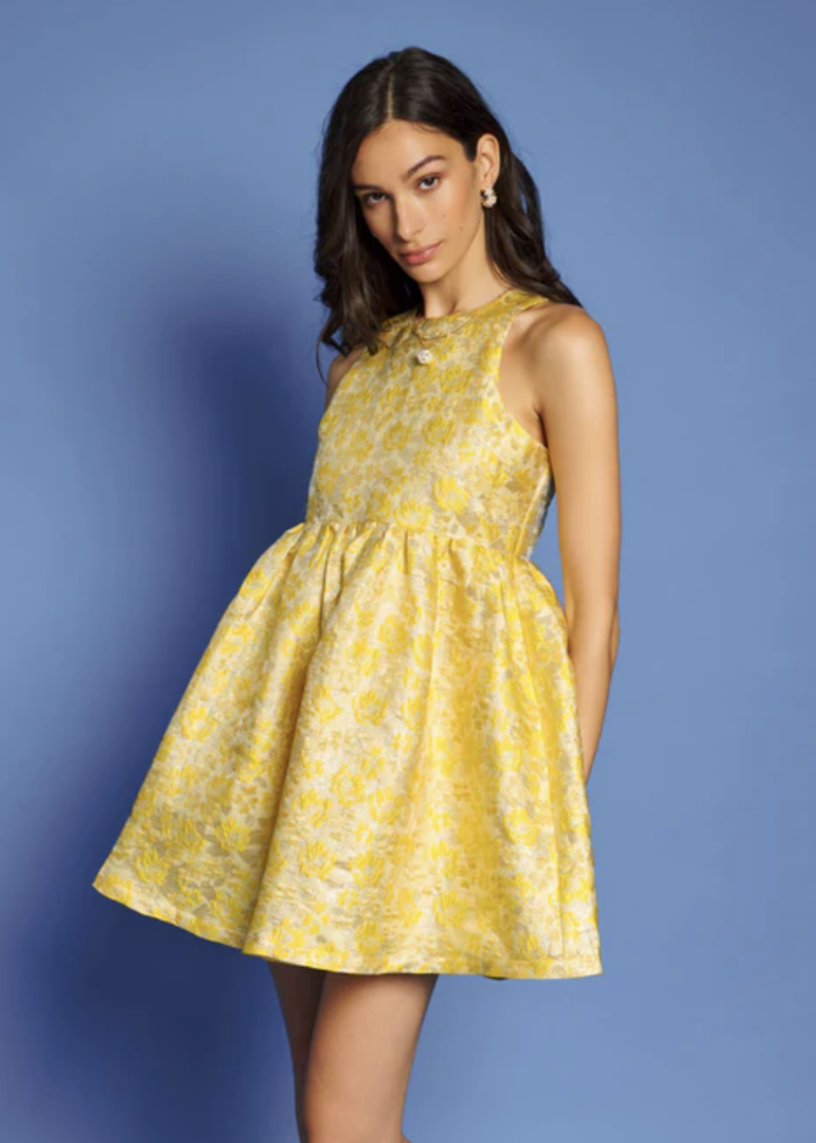 Shimmer Jacquard Mini