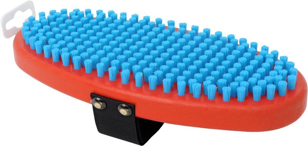 Oval Fine Blue Nylon Brush