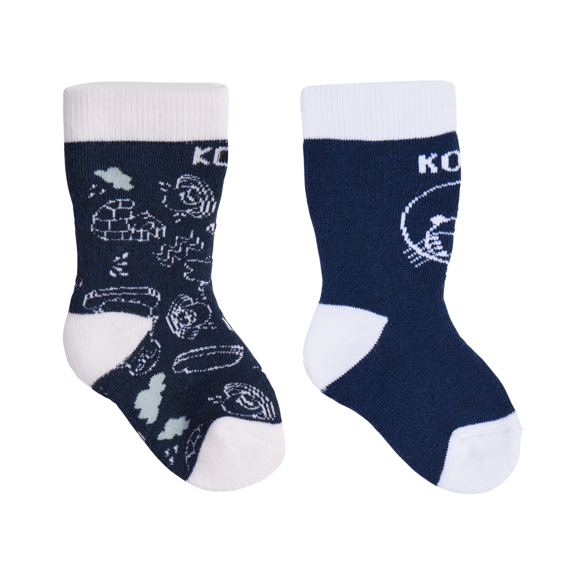 Kombi ADORABLE TWIN PACK INFANT SOCK