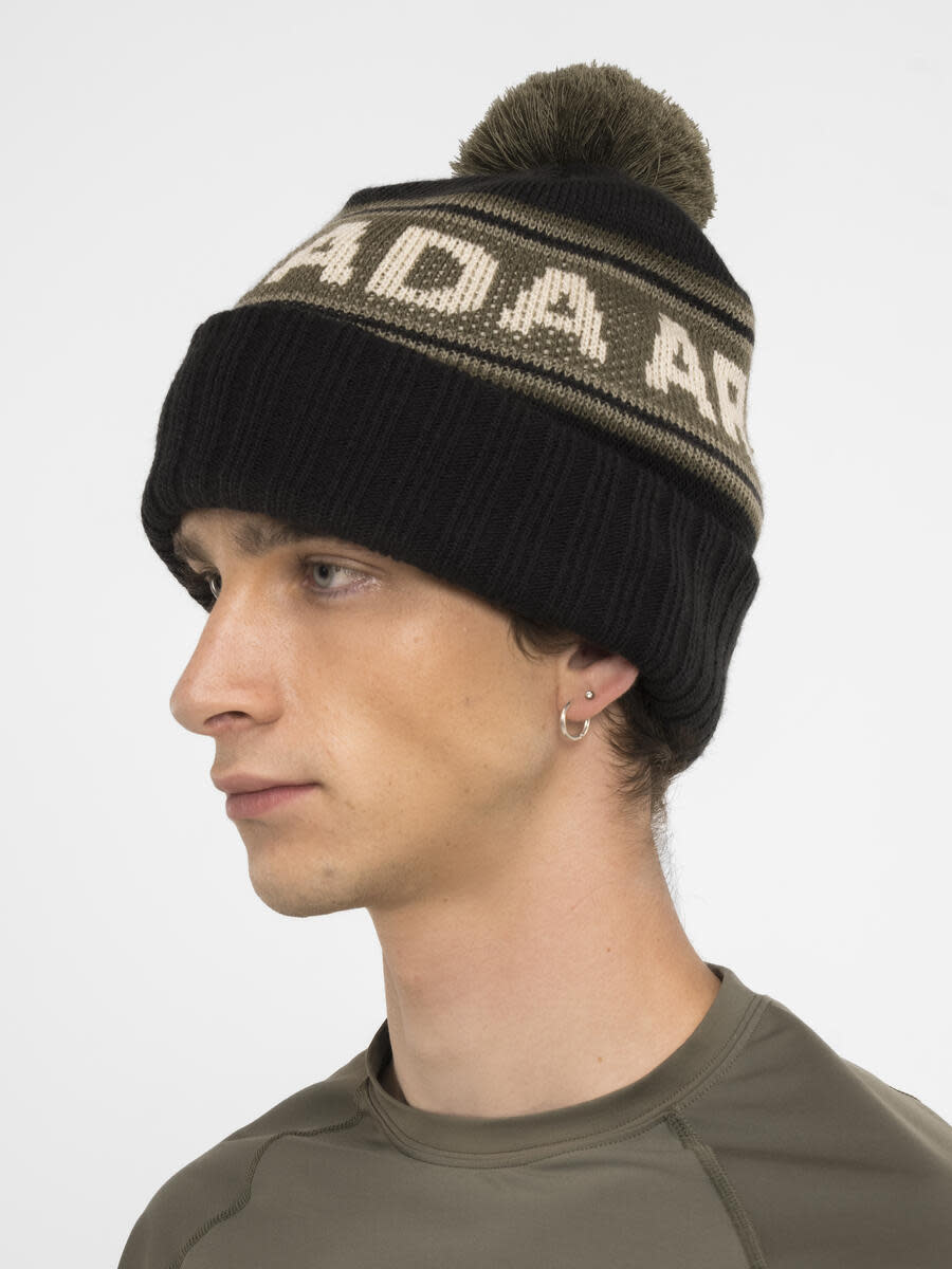 Armada Jacquard Knit Pom Beanie