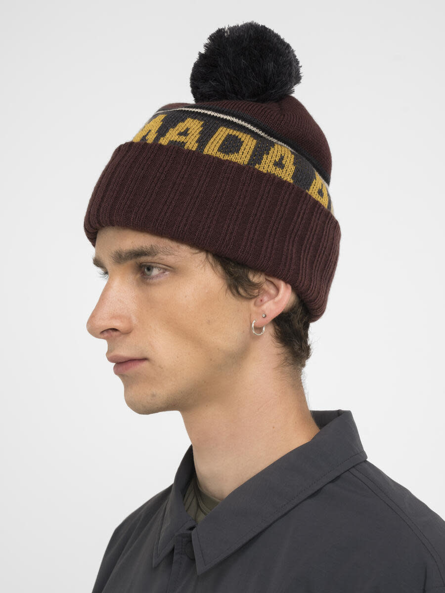 Armada Jacquard Knit Pom Beanie