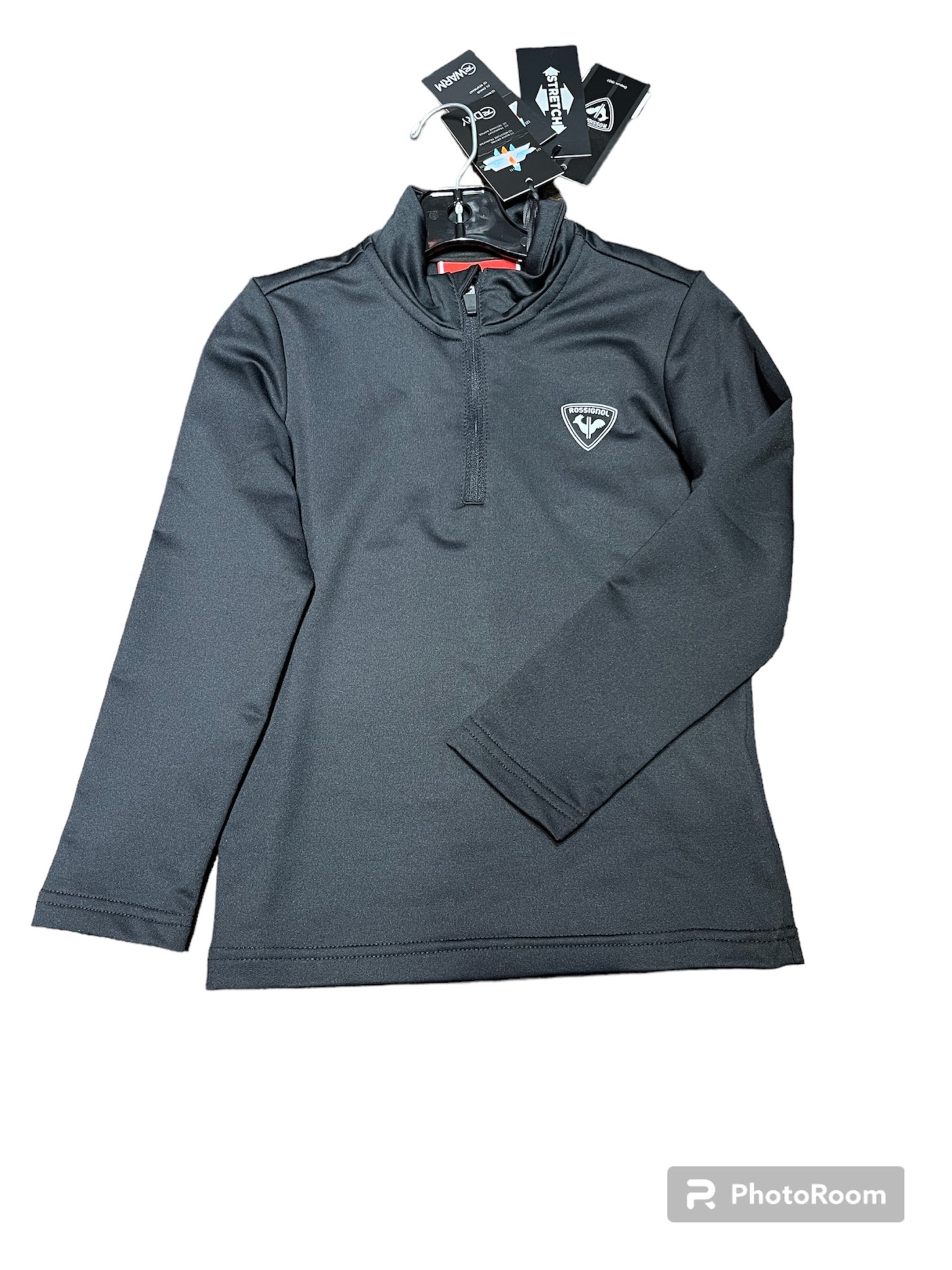 Rossignol Rossignol Boy 1/2 Zip Warm Stretch Black 8