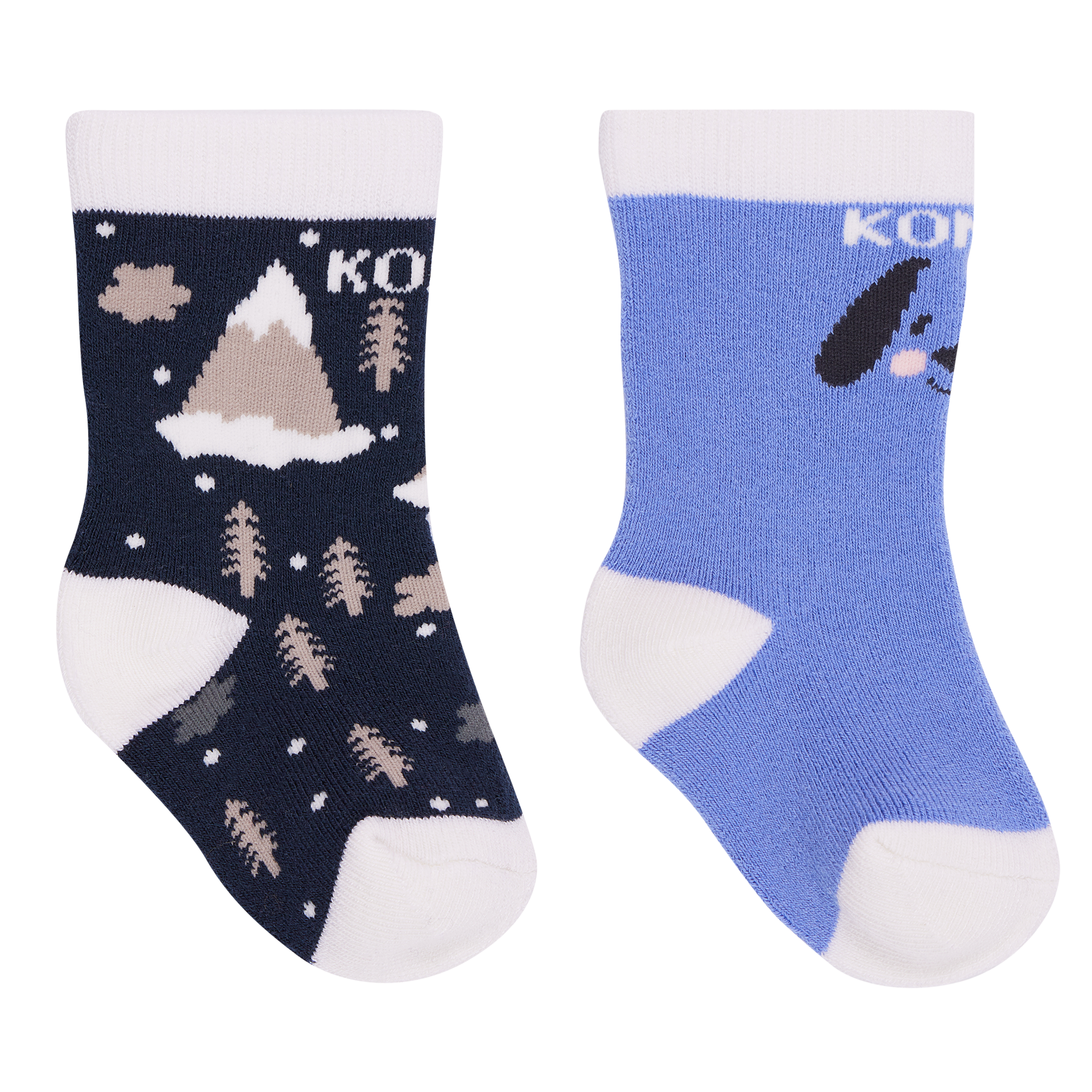 Kombi ADORABLE TWIN PACK INFANT SOCK