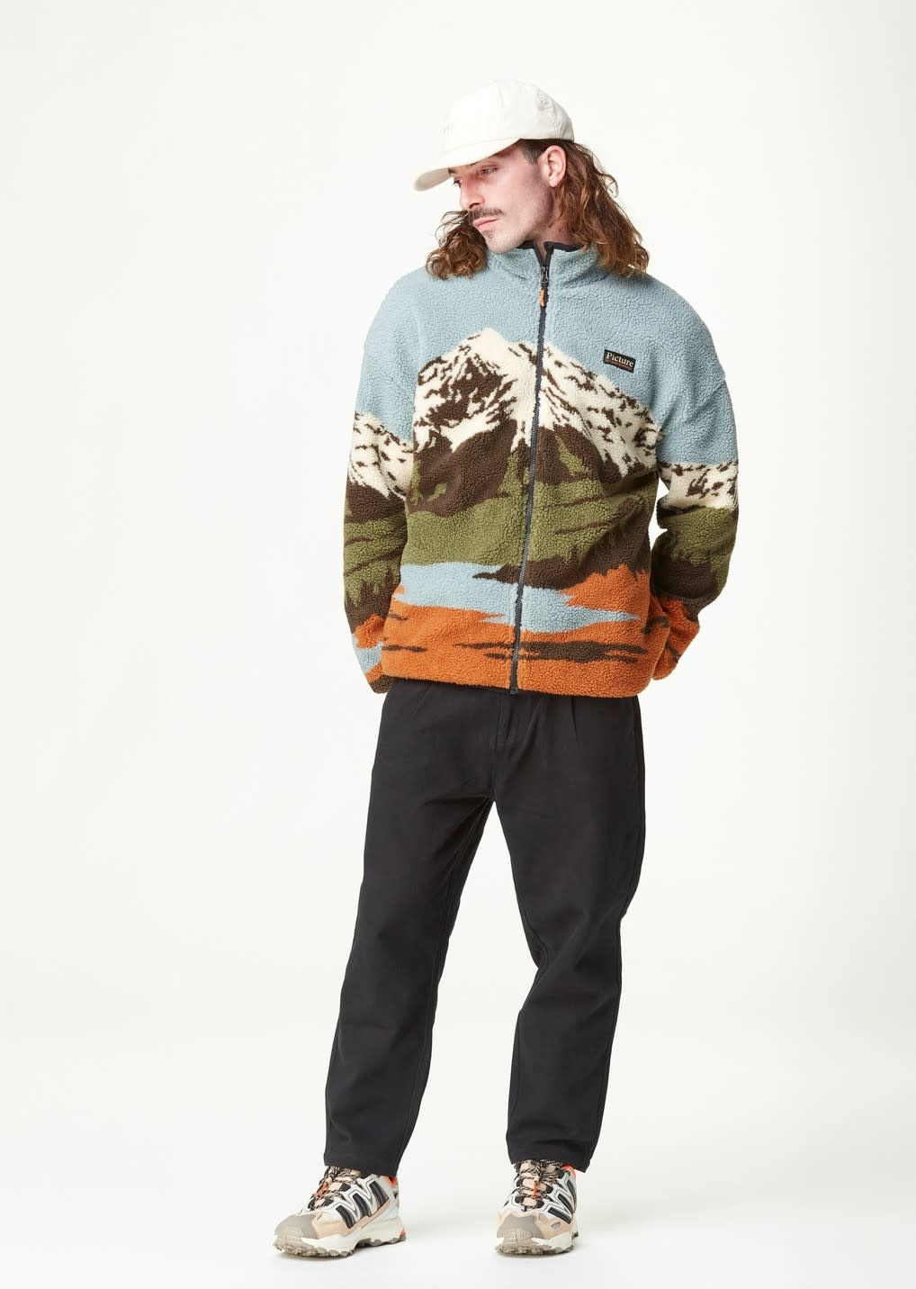 picture HAFDALS ZIP FLEECE