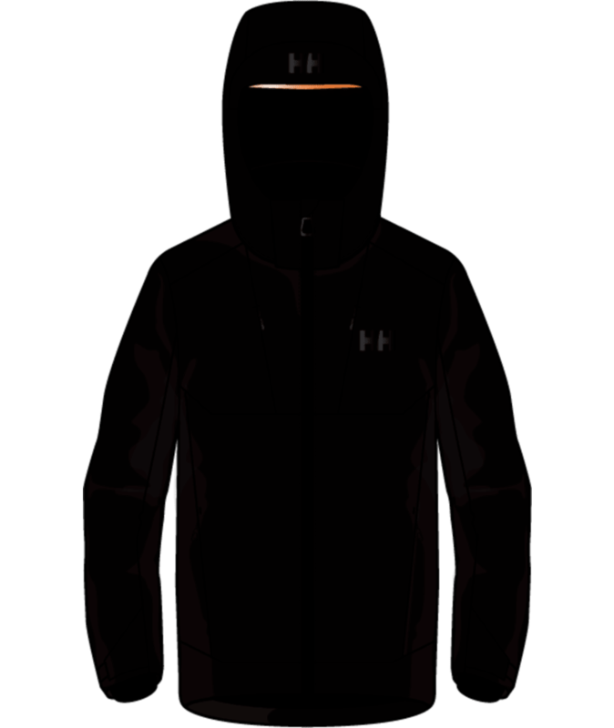 Helly Hansen JR ALPHA JACKET BLACK