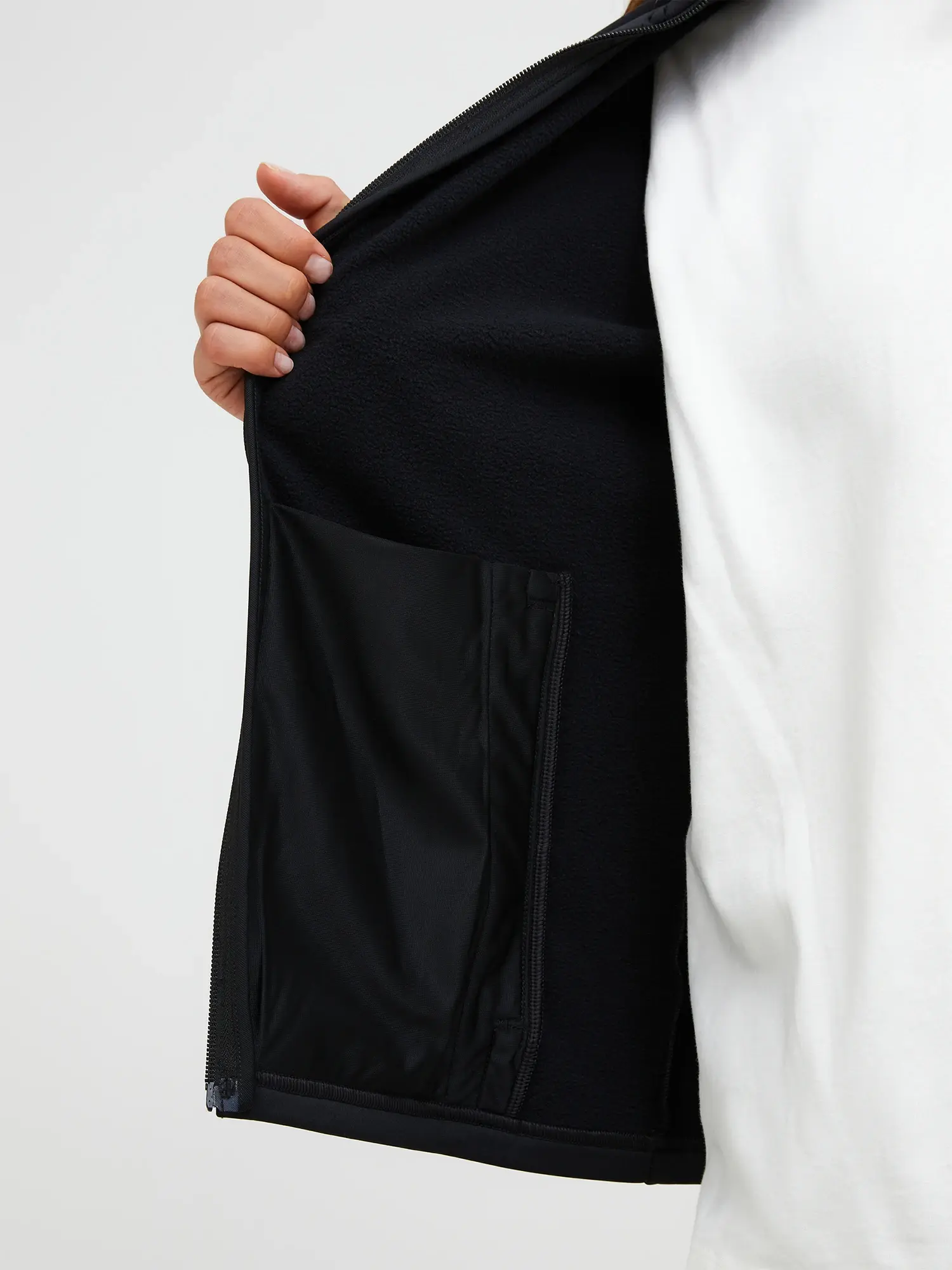 Peak W Rider Essentials Midlayer Zip Hood