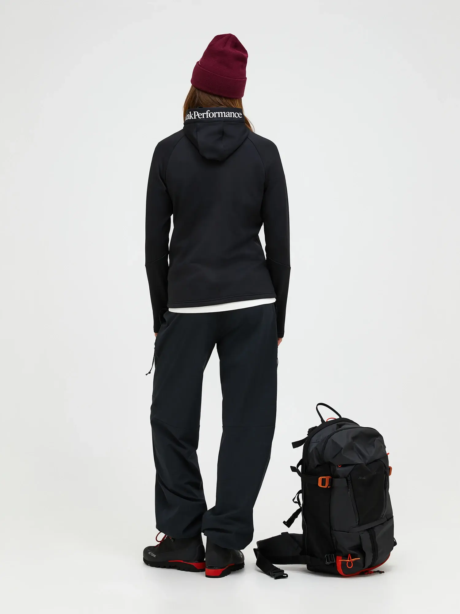 Peak W Rider Essentials Midlayer Zip Hood