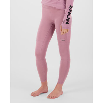 Mons Royale W Olympus Merino Base Layer Legging Sierra Pink