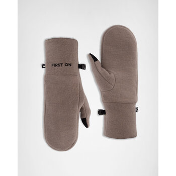 Mons Royale Pileup Wool Fleece Mittens Cider