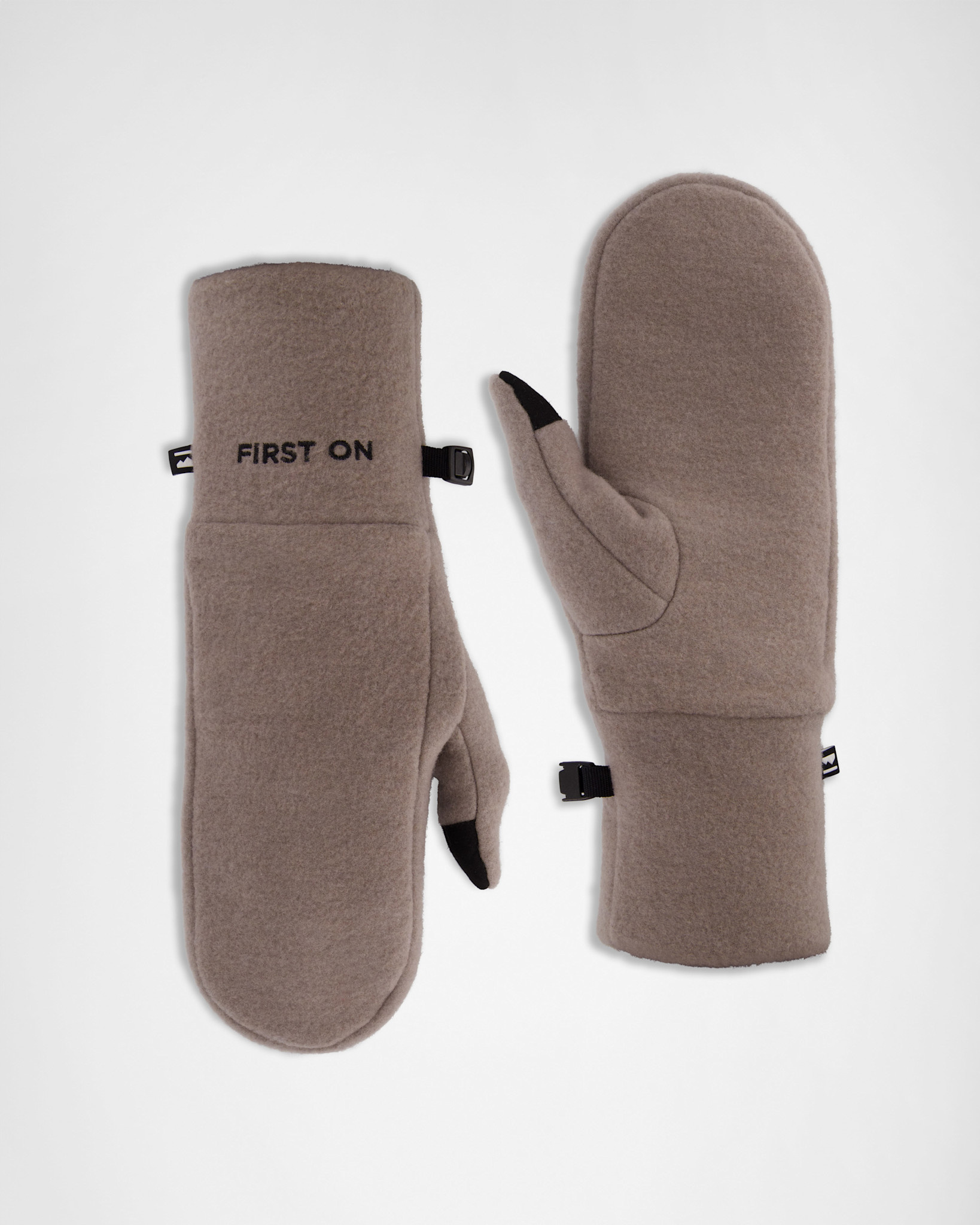 Mons Royale Pileup Wool Fleece Mittens Cider