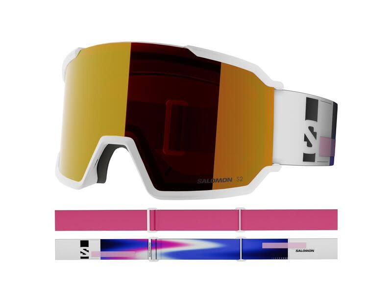 Salomon S/VIEW3 White Addikt/Mid Red