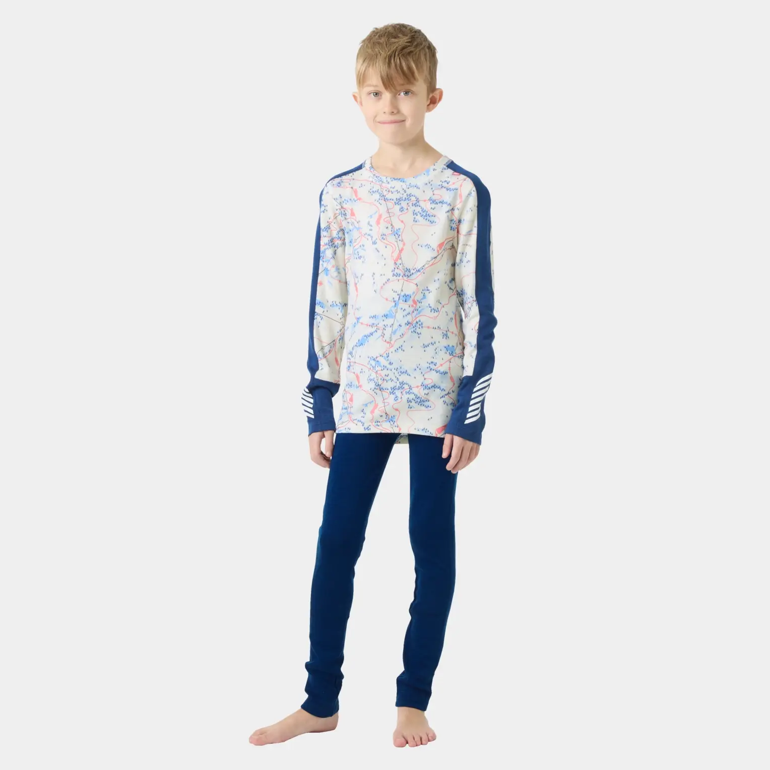 Helly Hansen JR Graphic LIFA Merino Base Layer Set