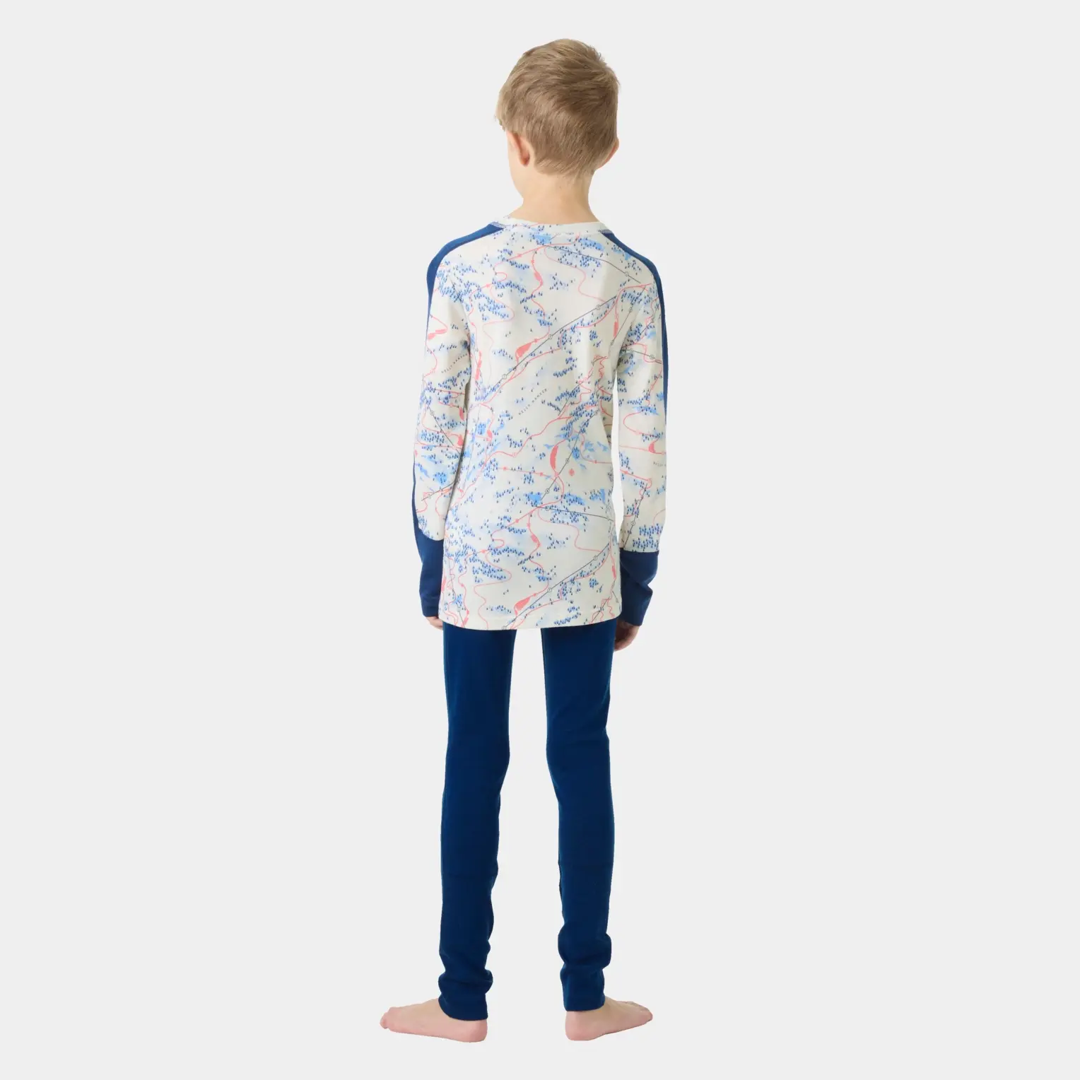 Helly Hansen JR Graphic LIFA Merino Base Layer Set