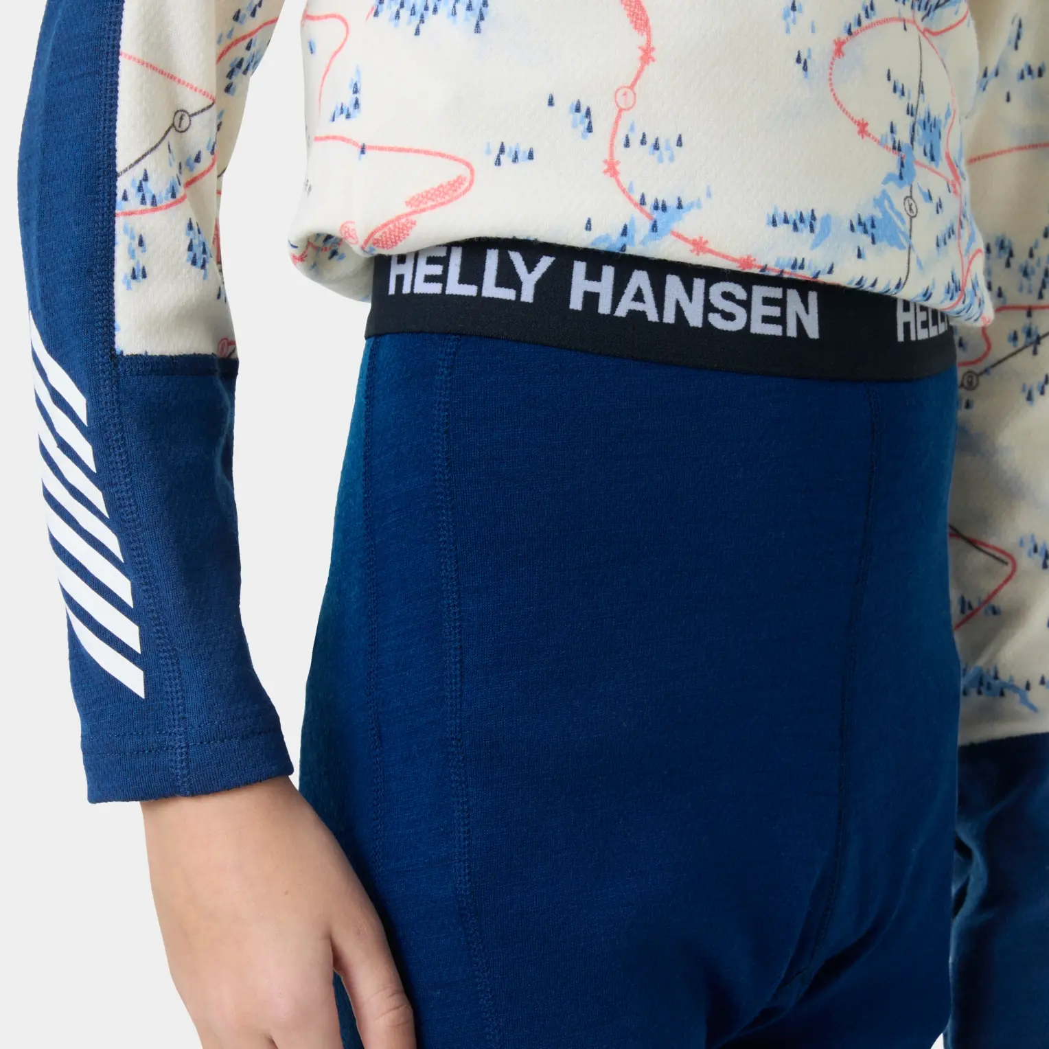Helly Hansen JR Graphic LIFA Merino Base Layer Set