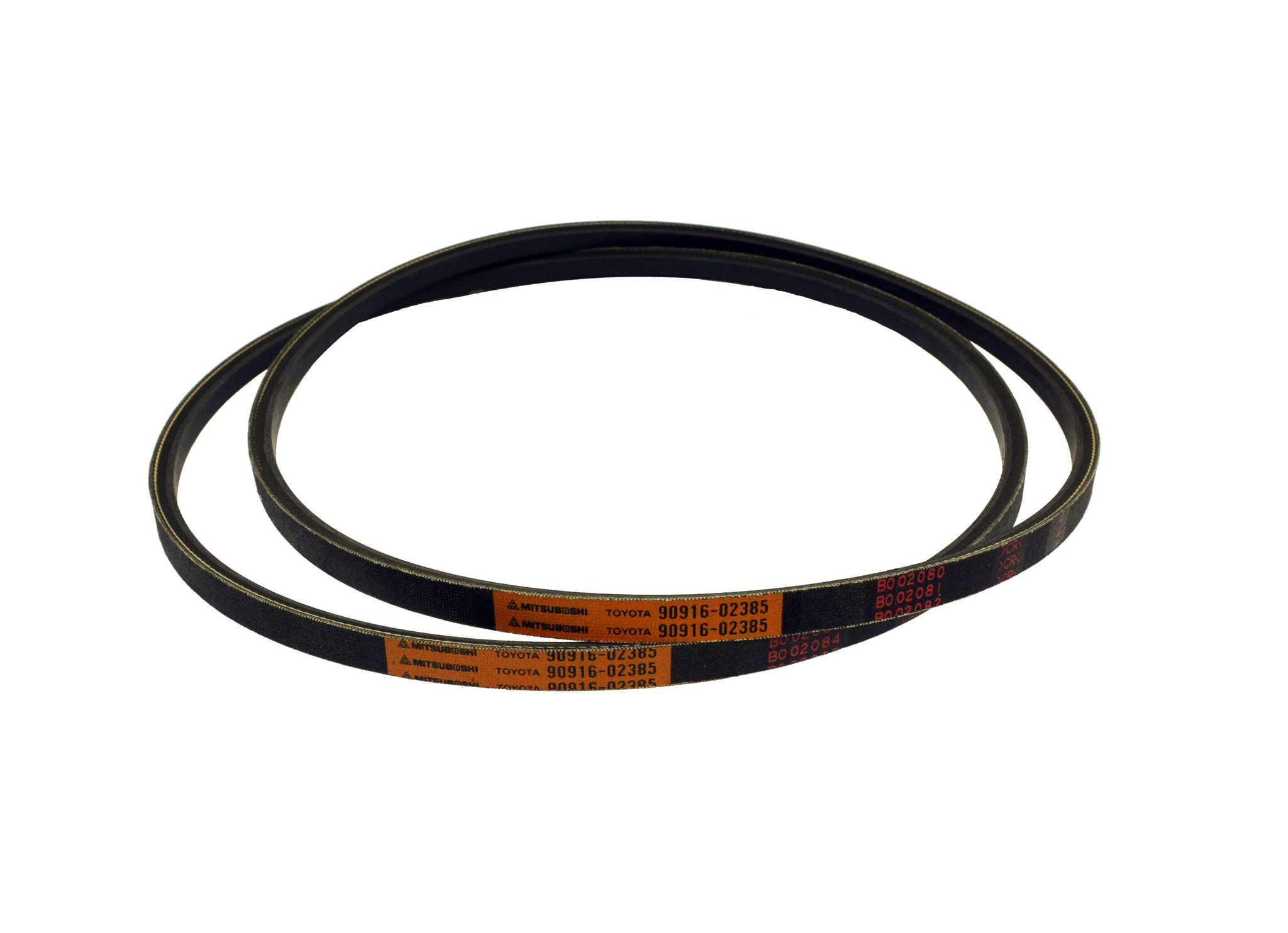 Belts, Fan & Alternator - 1KZTE - 90916-02385 (2 belt set)