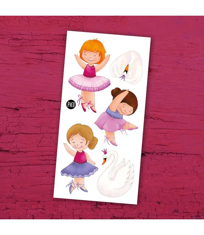 PiCO TATOO TATOUAGES TEMPORAIRES - BALLERINES COQUINES