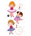 PiCO TATOO TATOUAGES TEMPORAIRES - BALLERINES COQUINES