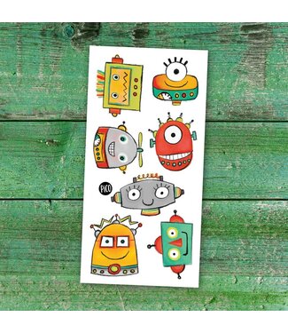 PiCO TATOO TATOUAGES TEMPORAIRES - LES ROBOTS RIGOLOS