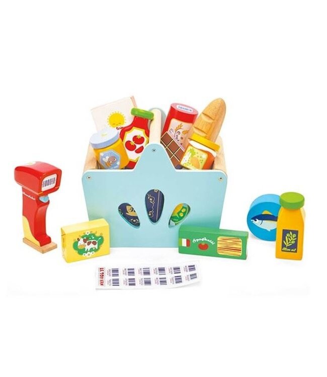 LE TOY VAN PANIER DE COURSES ET SCANNER