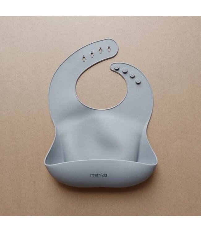 MINIKA BAVETTE EN SILICONE - STONE