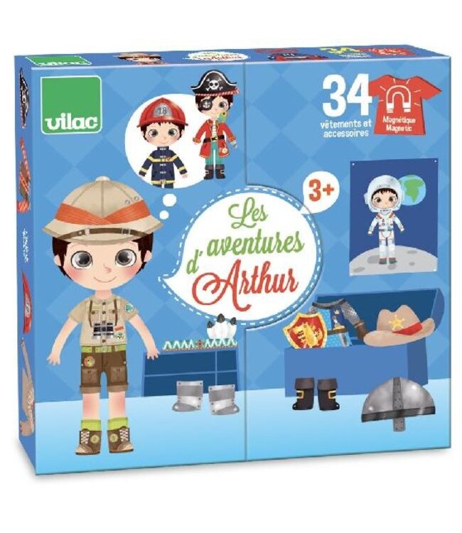 VILAC JEU AIMANTÉ - GARDE-ROBE D'ARTHUR
