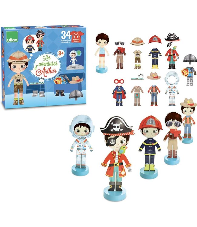 VILAC JEU AIMANTÉ - GARDE-ROBE D'ARTHUR