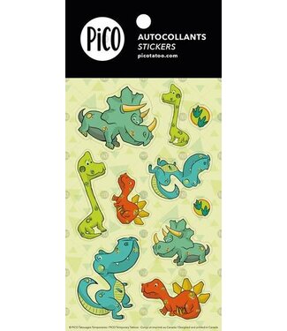 PiCO TATOO AUTOCOLLANT - LES DINOS