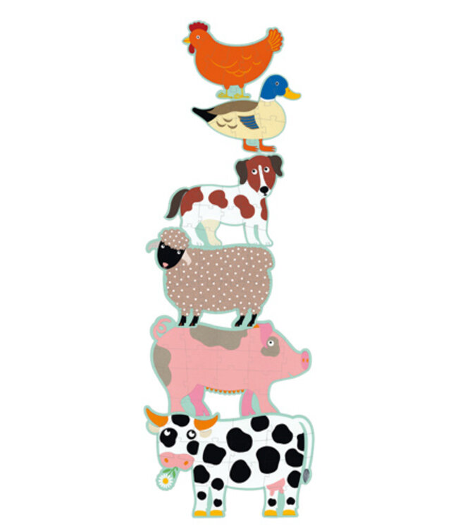 DJECO PUZZLE GÉANT - HONORÉ ET SES AMIS