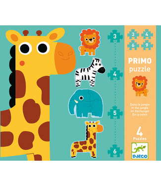 DJECO PUZZLE PRIMO - DANS LA JUNGLE