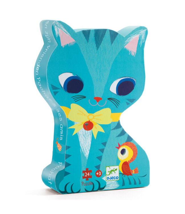 DJECO PUZZLE SILHOUETTE (24 MCX) - PACHAT ET SES AMIS