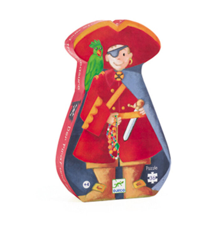 DJECO PUZZLE SILHOUETTE (36 MCX) - PIRATE