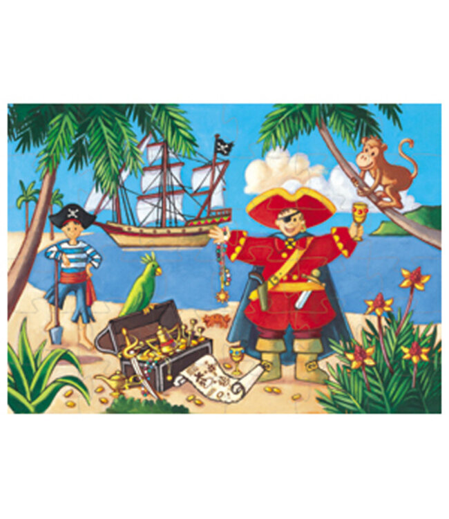 DJECO PUZZLE SILHOUETTE (36 MCX) - PIRATE